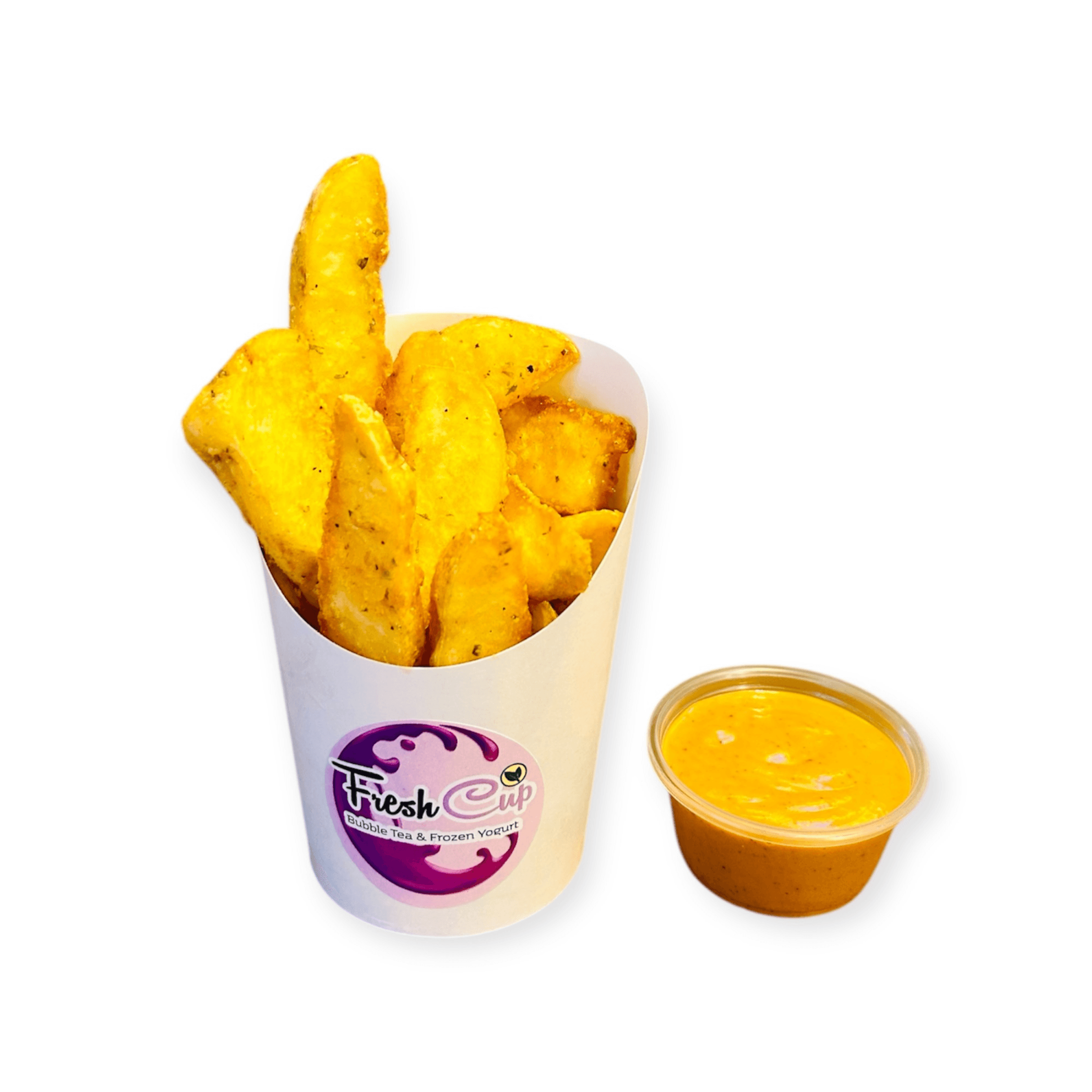 Golden potato wedges